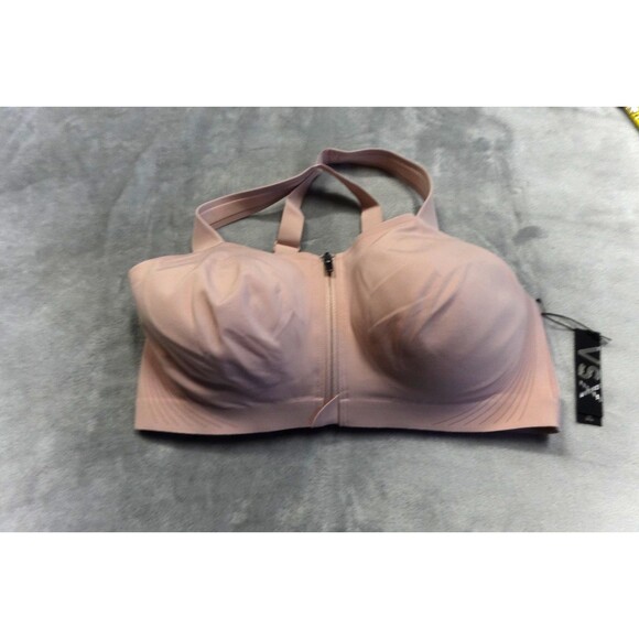 Victoria's Secret 36DD Bare Pink VSX Knockout Front Close Sports Bra NWT - Picture 1 of 5